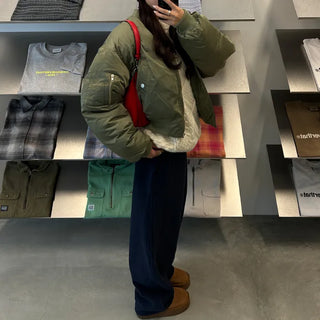 Cable oversized round knit