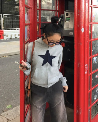 [3rd Re-release] (ORIGINAL) Star Patch Number Hoodie