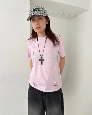 (ORIGINAL) Block Logo Basic Half T-Shirt