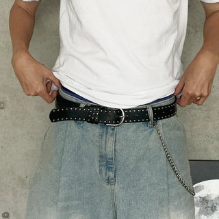 Two-line stud belt