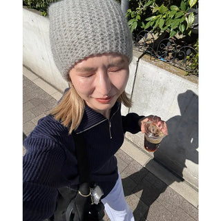 Unisex Basic Half-Zip Knit