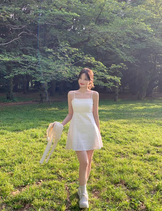 Linen camisole dress