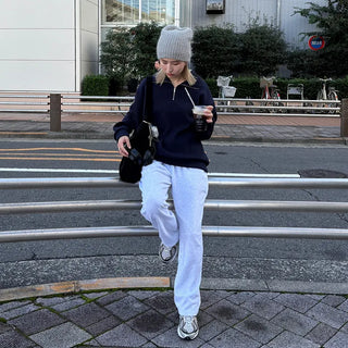 Unisex Daily Straight Pants
