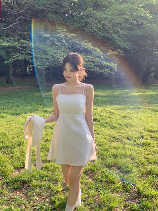 Linen camisole dress