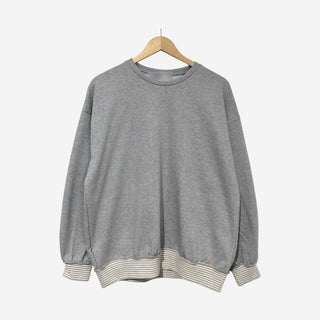 Embroidered Patch Oversized Sweatshirt