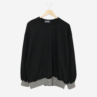 Embroidered Patch Oversized Sweatshirt