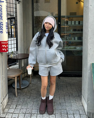 Shorts with drawstring waist