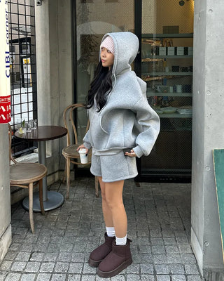 Shorts with drawstring waist