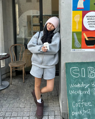 Shorts with drawstring waist
