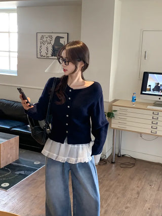 Daily knit cardigan