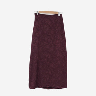 Floral print maxi skirt
