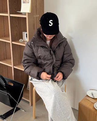 High neck simple padding