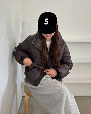 High neck simple padding