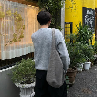 Boucle Texture Shoulder Bag