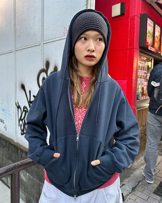 (ORIGINAL) Oversized Double Zip Hoodie (Fleece Lined)