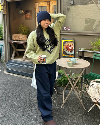(Unisex) Low-Waist Cotton Pants