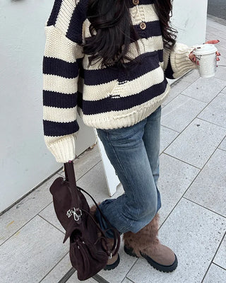 2-way one-shoulder suede Kelly bag