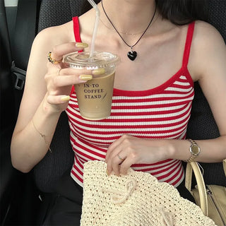 Striped color camisole