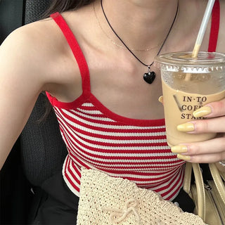 Striped color camisole