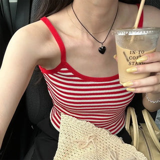 Striped color camisole