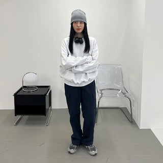Round balloon sweatshirt