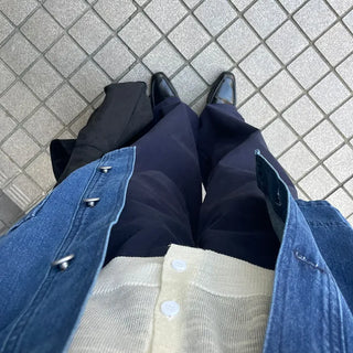 Cotton wide-leg pants