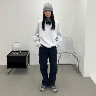 Round balloon sweatshirt