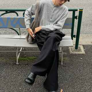 Standard Round Neck Cardigan
