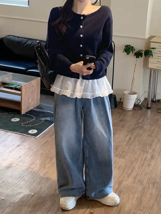 Daily knit cardigan