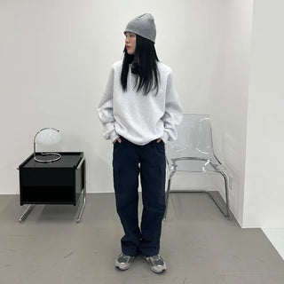 Round balloon sweatshirt