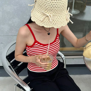 Striped color camisole