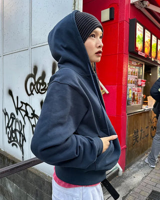(ORIGINAL) Oversized Double Zip Hoodie (Fleece Lined)