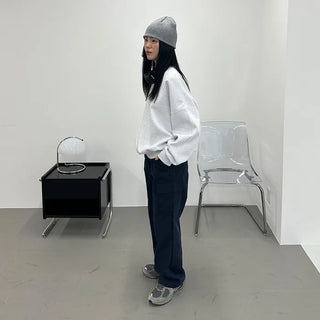 Round balloon sweatshirt