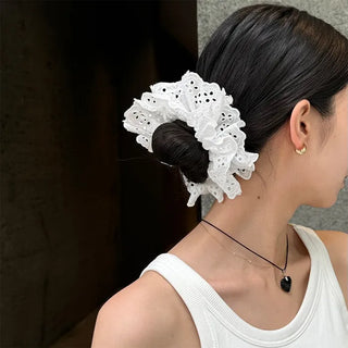 Lace scrunchie