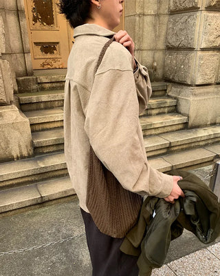 Knitted shoulder bag