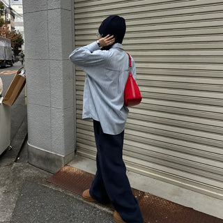 Daily Stripe Oversized Shirt