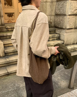 Knitted shoulder bag