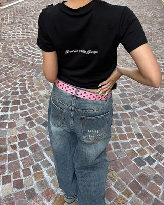 [1st Re-release] (ORIGINAL) Strawberry Lettering Slim T-Shirt