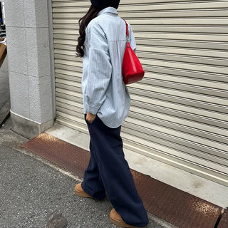 Daily Stripe Oversized Shirt
