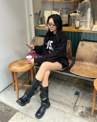 USA Patch Over Sweatshirt