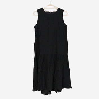 Flower embroidered midi dress