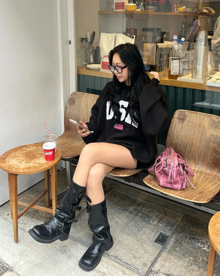 USA Patch Over Sweatshirt