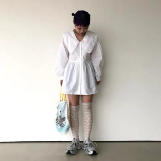 Seller Long Sleeve Mini Dress