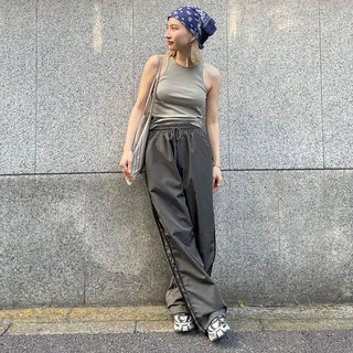 Spring Nylon Bicolor Pants