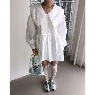 Seller Long Sleeve Mini Dress