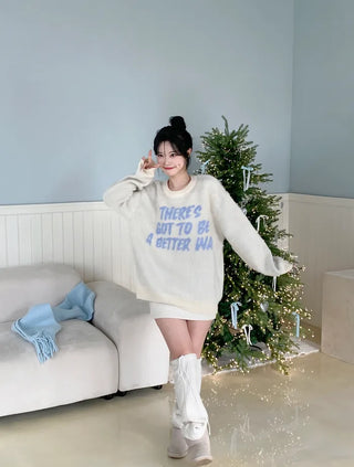 [UNISEX] Lettering Knit