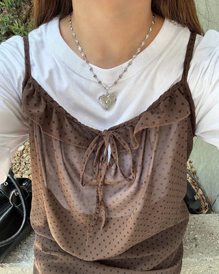 Big Heart Pendant Necklace