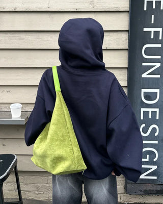 (Unisex) NY Unique Big Patch Zip-Up Hooded Parka