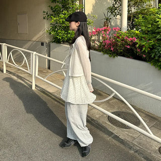 Flower Shirring Camisole Dress