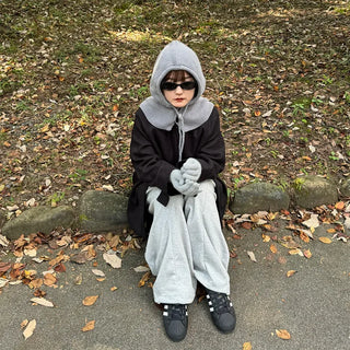 Single-button half coat
